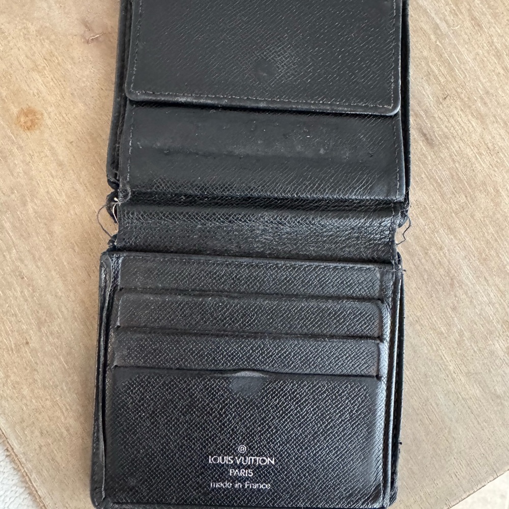 Louis Vuitton black mens Tiaga wallet